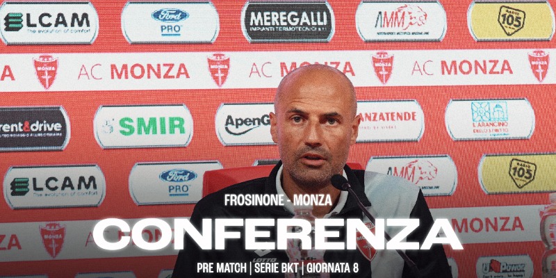 La conferenza di Mister Bianco prima di Frosinone-Monza