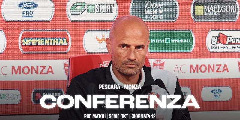 Paolo Bianco's press conference before Pescara-Monza