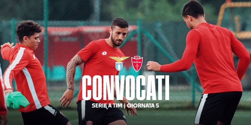 Lazio-Monza: i convocati