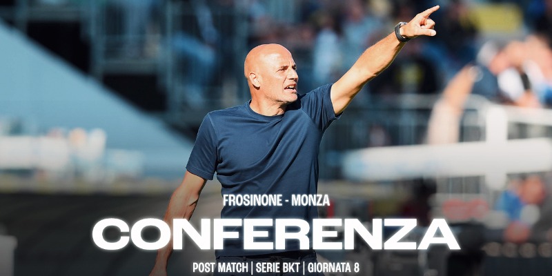 Paolo Bianco's press conference after Frosinone-Monza