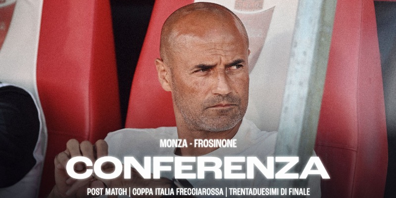La conferenza di Mister Bianco dopo Monza-Frosinone