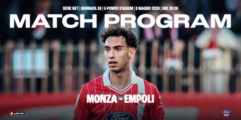 MONZA - EMPOLI: digital match program