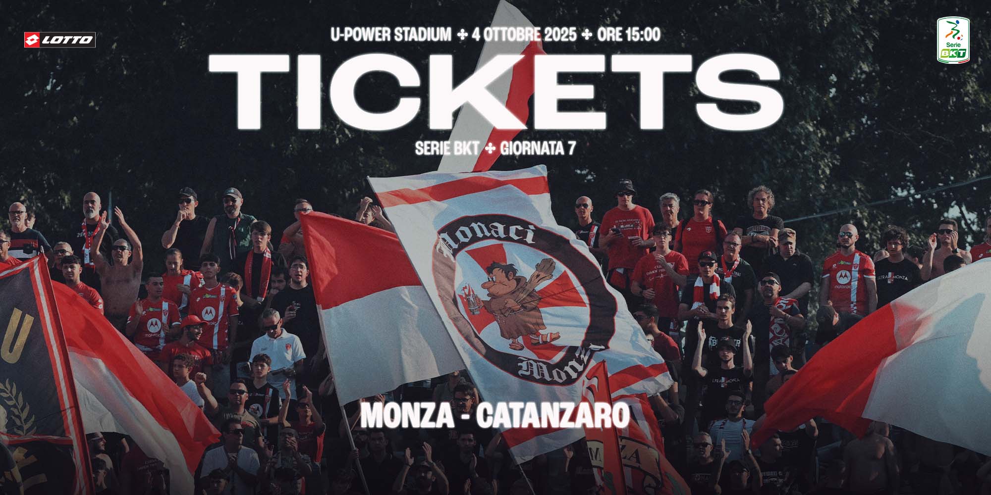 MONZA – CATANZARO: info biglietti