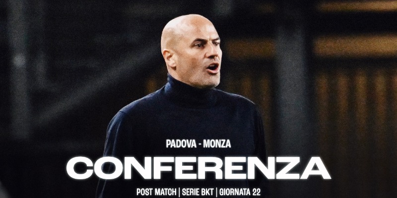 La conferenza di Mister Bianco dopo Padova-Monza