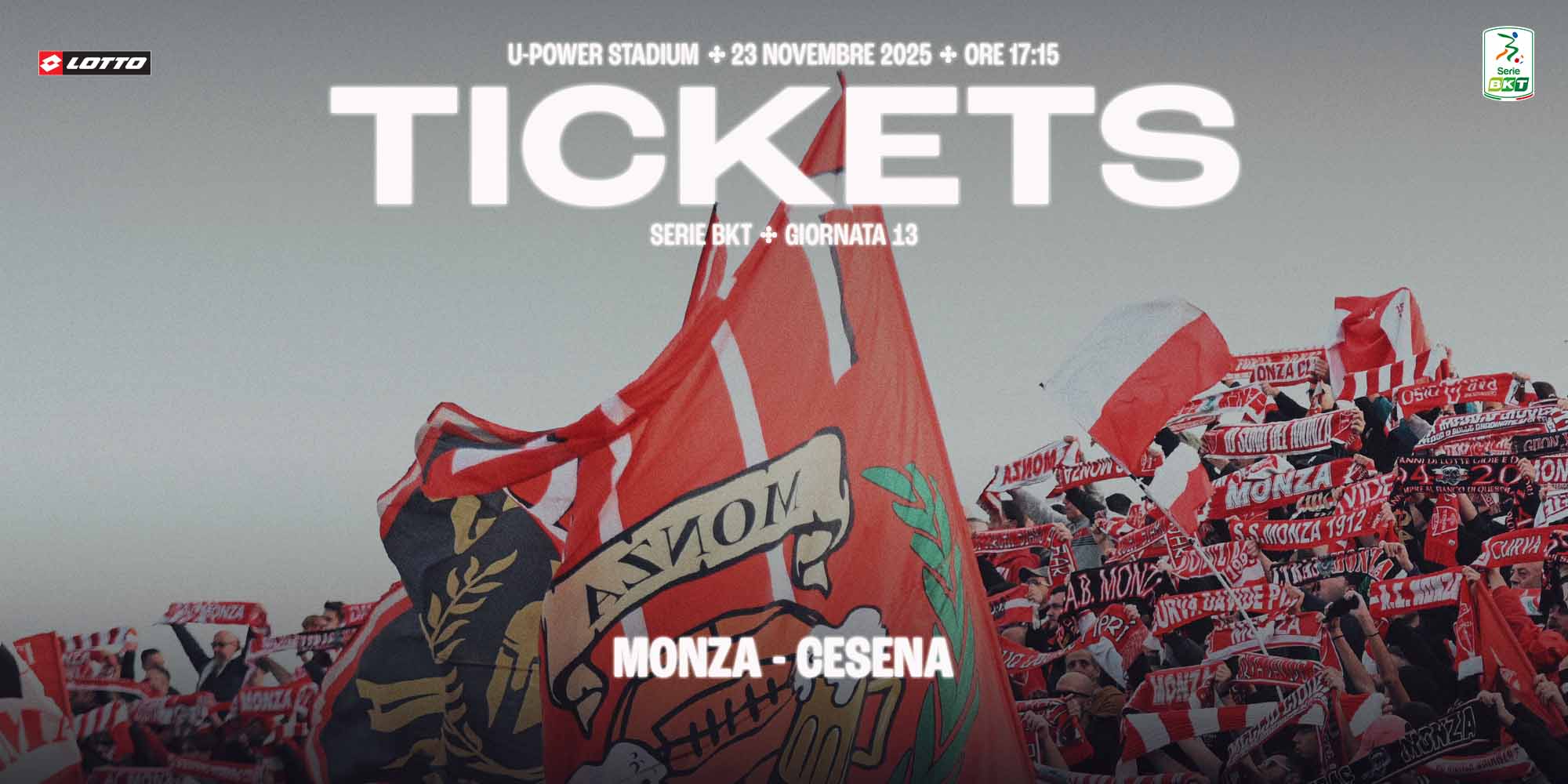 MONZA – CESENA: info biglietti 