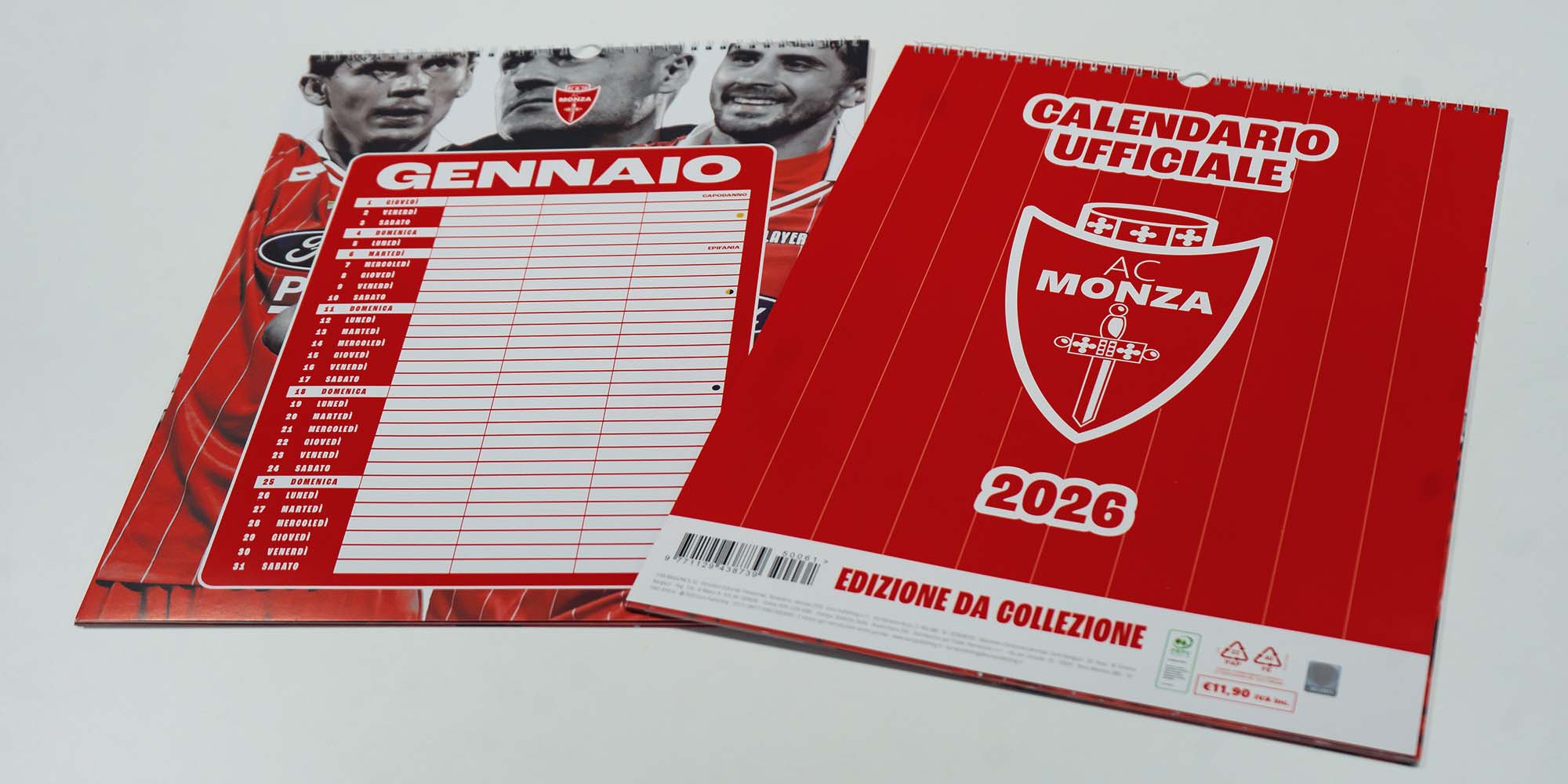 Il 2026 è Biancorosso con il nuovo calendario ufficiale!