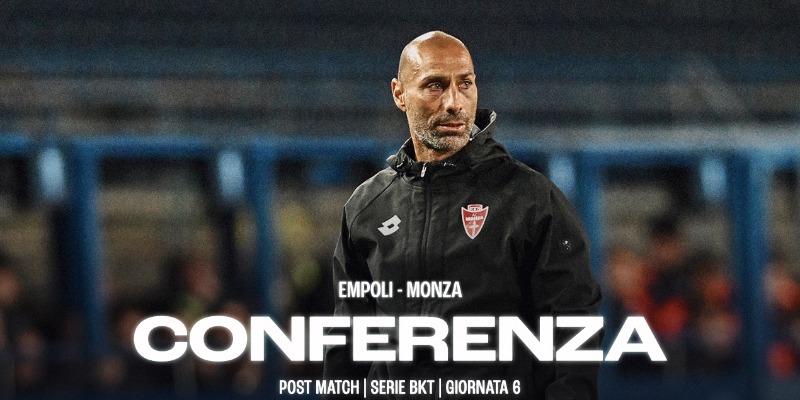 La conferenza di Mister Pensalfini dopo Empoli-Monza