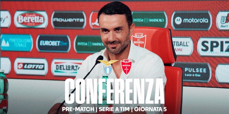 La conferenza di Mister Palladino alla vigilia di Lazio-Monza