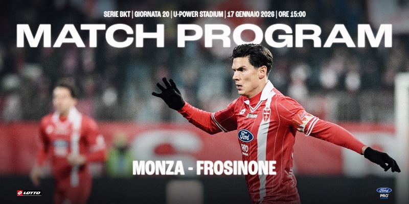 MONZA - FROSINONE: digital match program