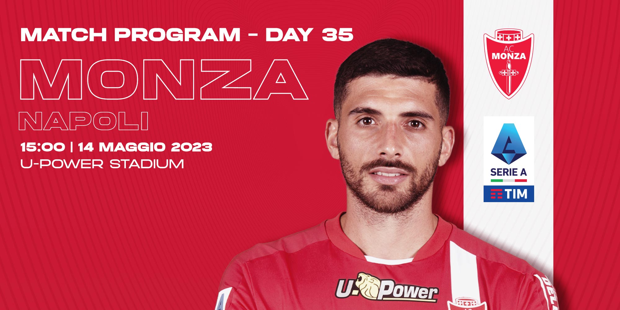 Monza Napoli Match Program Associazione Calcio Monza S.p.A.
