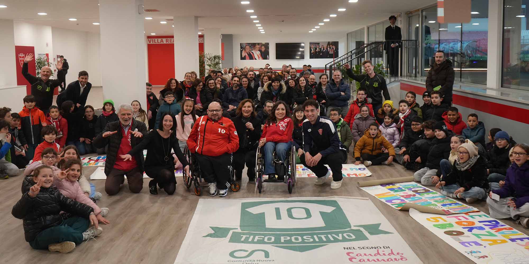 Lucchesi e i ragazzi di “Io Tifo Positivo”: un pomeriggio speciale