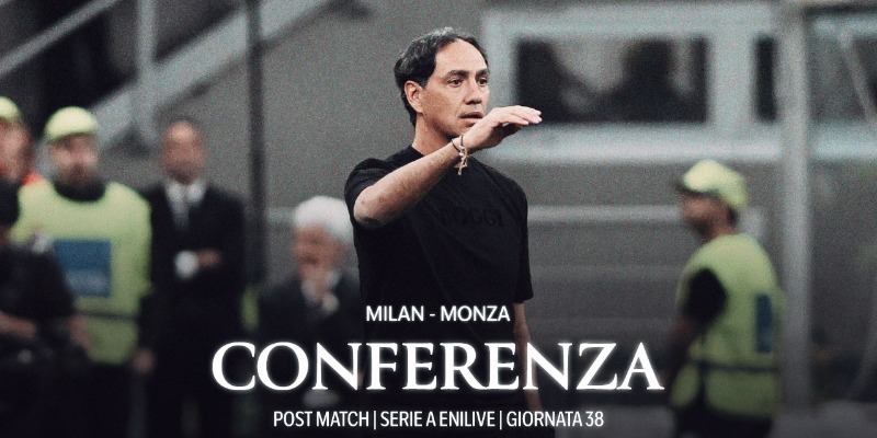 La conferenza di Mister Nesta dopo Milan - Monza