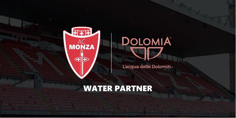 Acqua Dolomia nuovo Water Partner di AC Monza per la stagione 2026/27