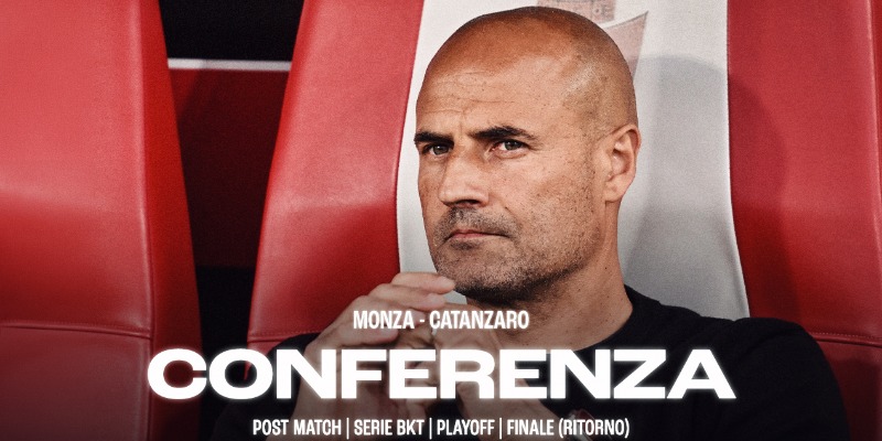 La conferenza di Mister Bianco dopo Monza-Catanzaro