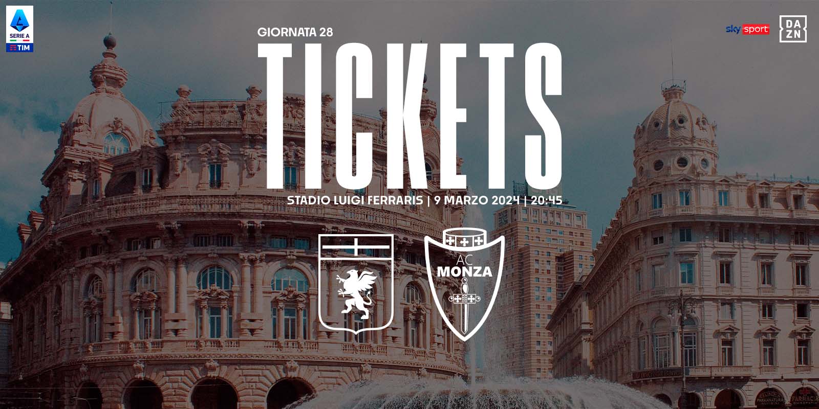 GENOA MONZA INFO BIGLIETTI Associazione Calcio Monza S.p.A.