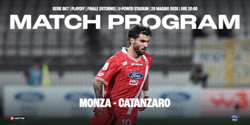 MONZA - CATANZARO: digital match program