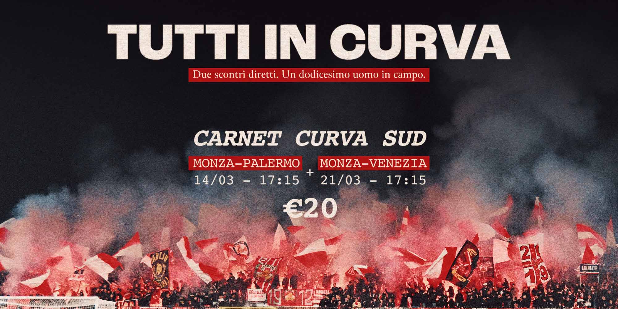 CARNET CURVA SUD: ultimo giorno per acquistare! 